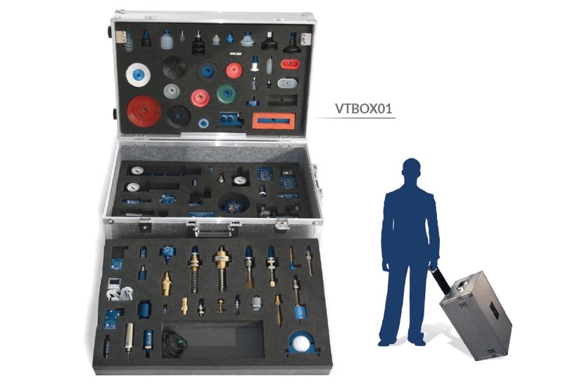 Muestrario y equipos para uso demostrativo - Vacuum training box - VTBOX01